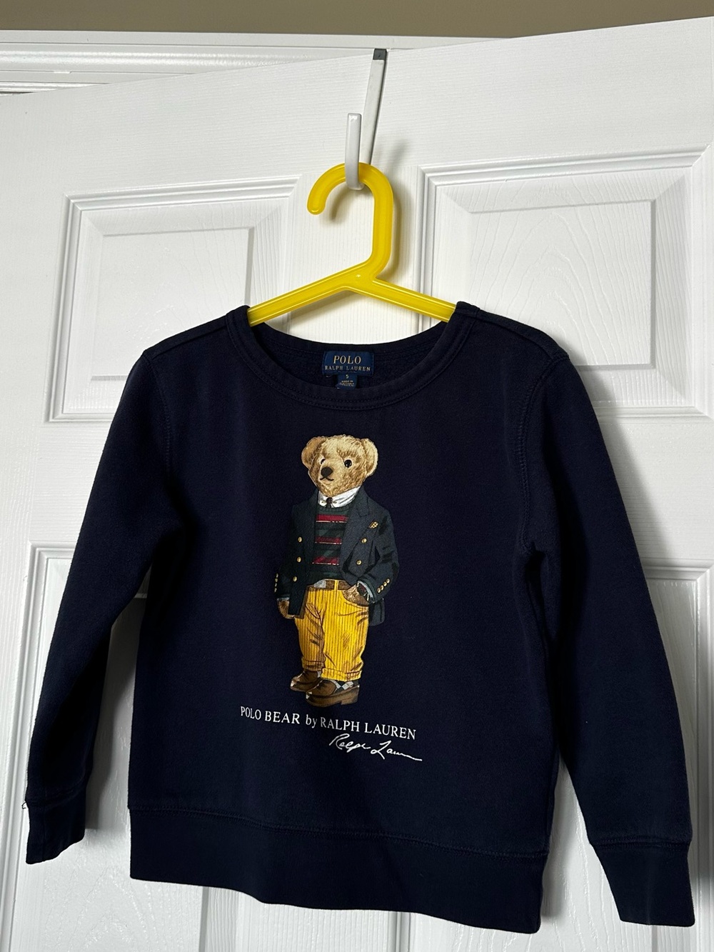 Kids- Polo by Ralph Lauren Kids Navy Polo Bear Sweatshirt